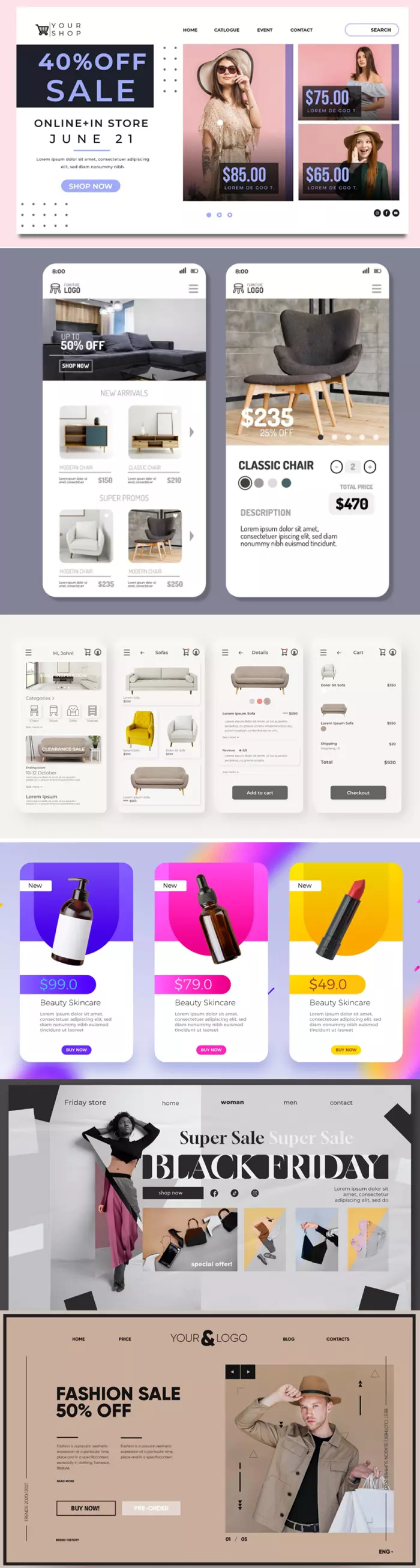 Catalog website development